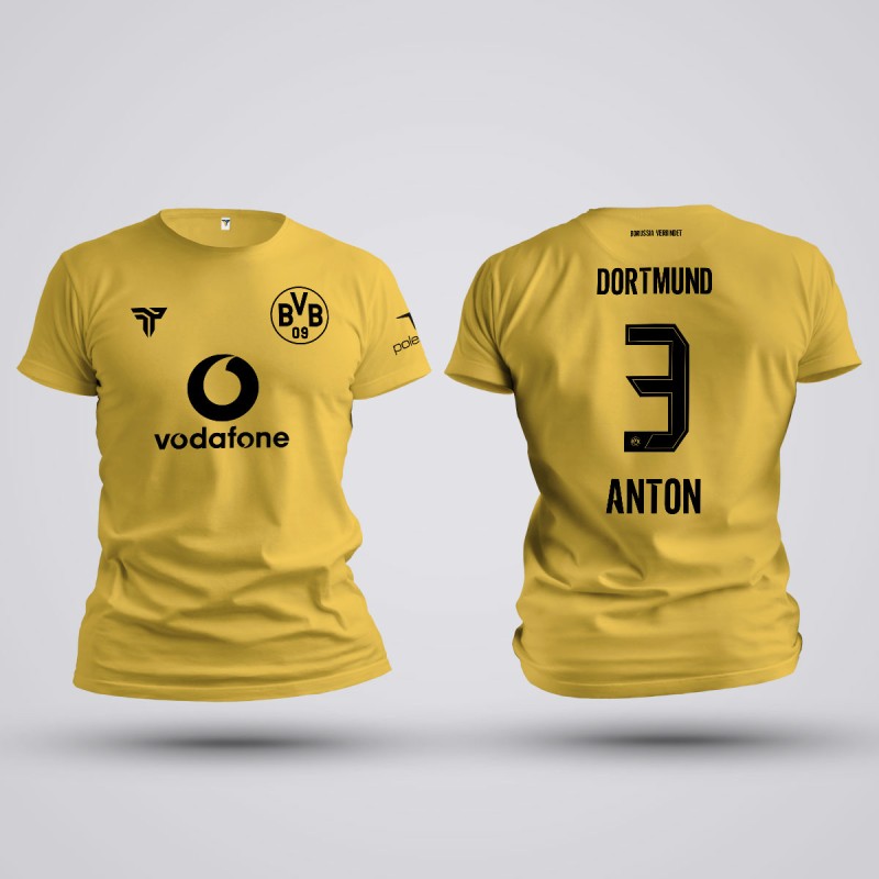 Tricou Anton - Borussia Dortmund - Galben,Tricouri Fotbal