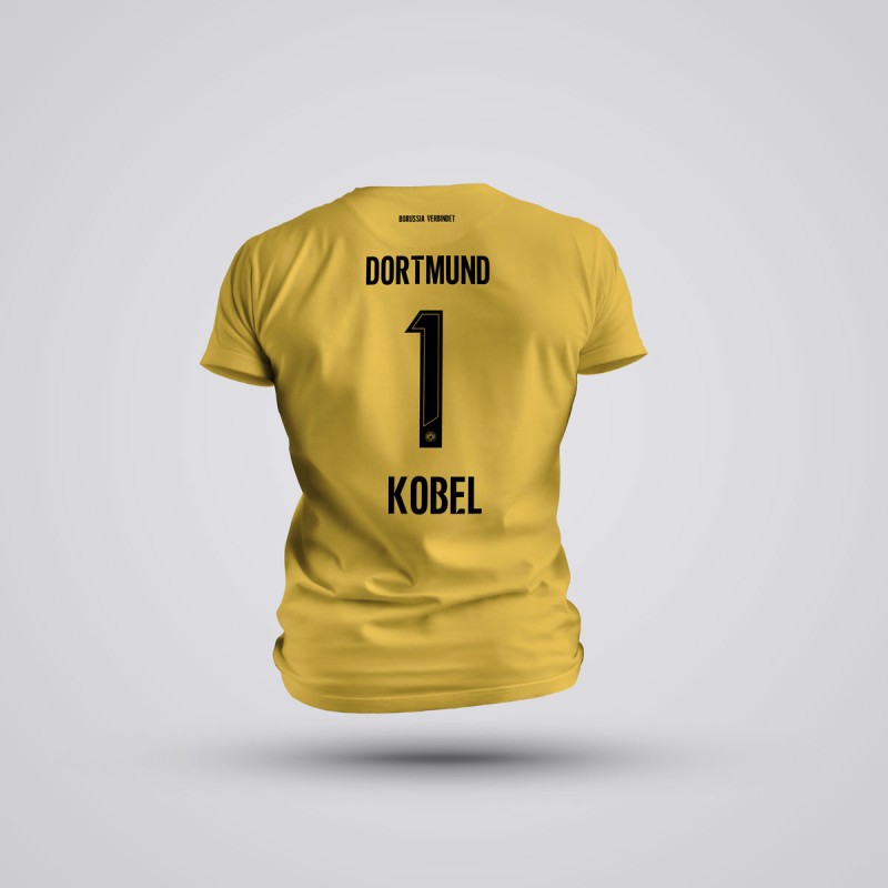 Tricou Copii Kobel - Borussia Dortmund - Galben,Tricouri Fotbal