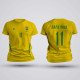 Tricou Raphinha - Brazilia - Galben, Tricouri Fotbal