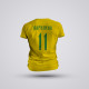 Tricou Copii Raphinha - Brazilia - Galben, Tricouri Fotbal
