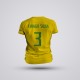 Tricou Copii Silva - Brazilia - Galben,Tricouri Fotbal