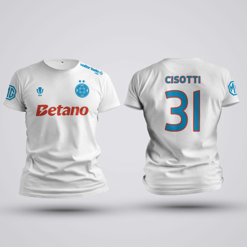 Tricou Cisotti - Cfsb - Alb,Tricouri Fotbal