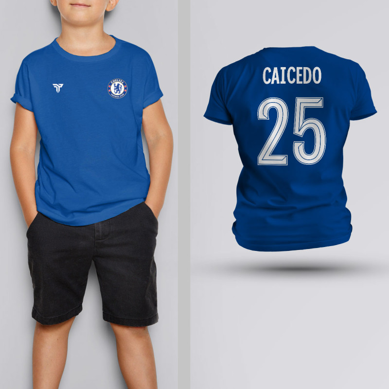 Tricou Copii Caicedo - Chelsea - Albastru Tricou Copii Caicedo - Chelsea - Albastru