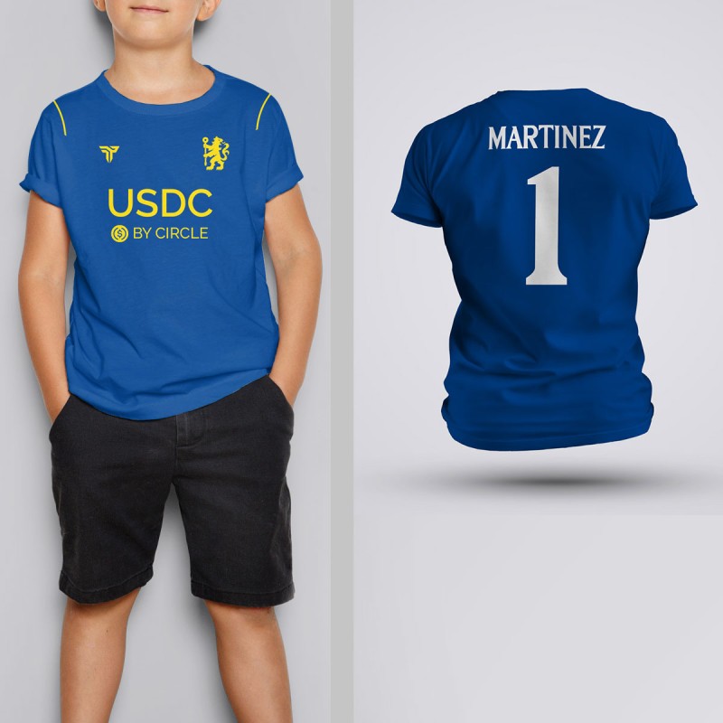 Tricou Copii Martinez - Chelsea - Albastru,Tricouri Fotbal