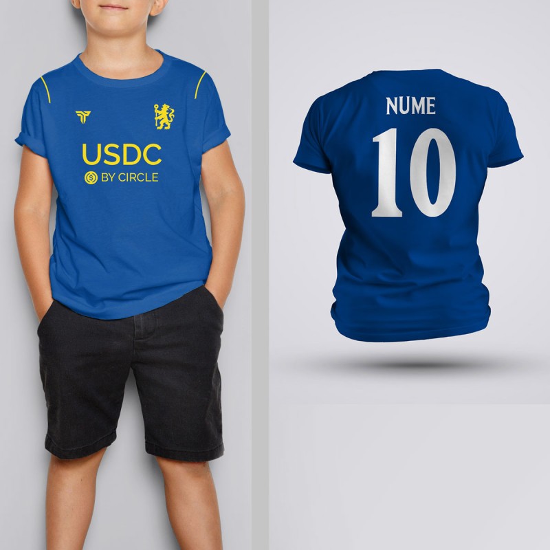 Tricou Copii - Chelsea - Albastru - Personalizat