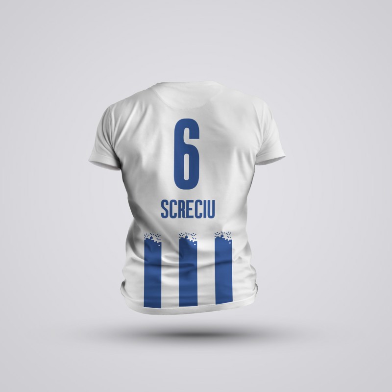 Tricou Screciu - Craiova - Alb,Tricouri Fotbal