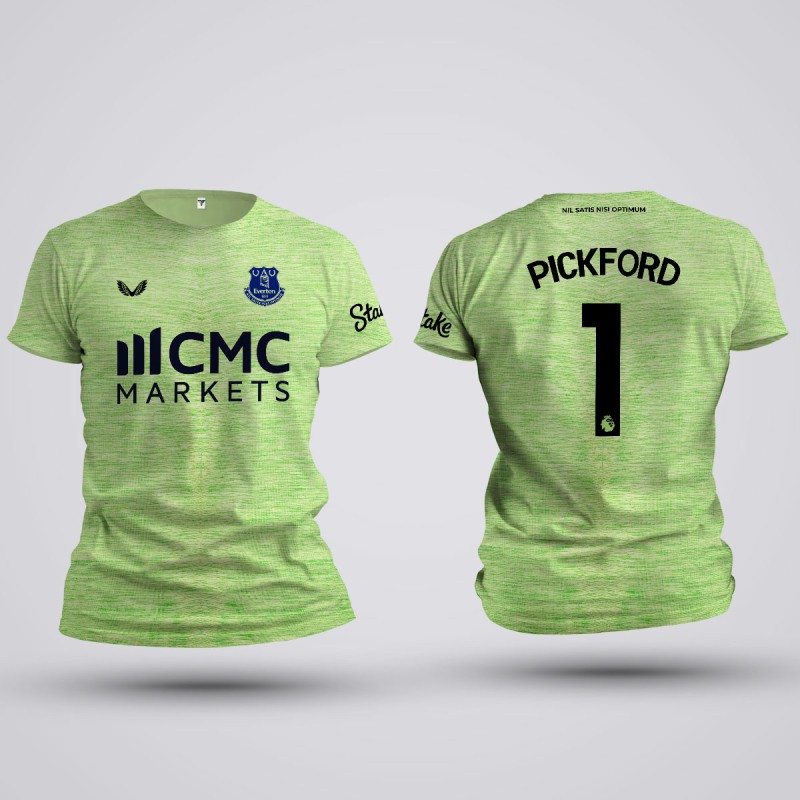 Tricou Pickford - Everton - Verde