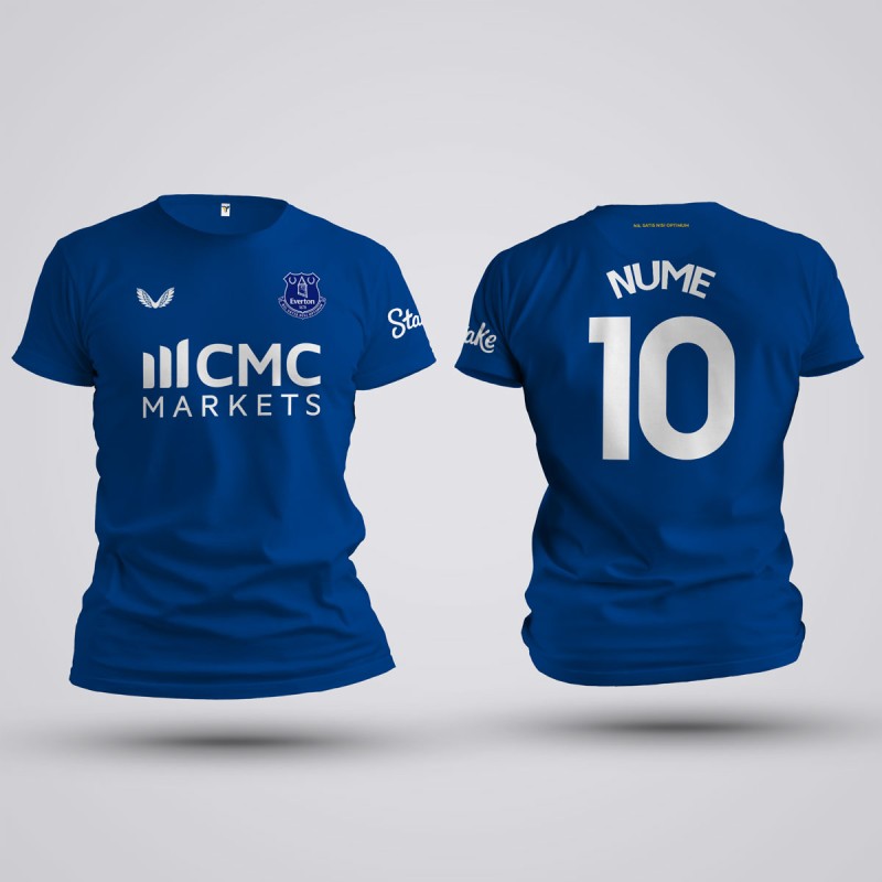 Tricou - Everton - Albastru - Personalizat