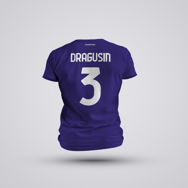 Tricou Copii Dragusin - Fiorentina - Mov