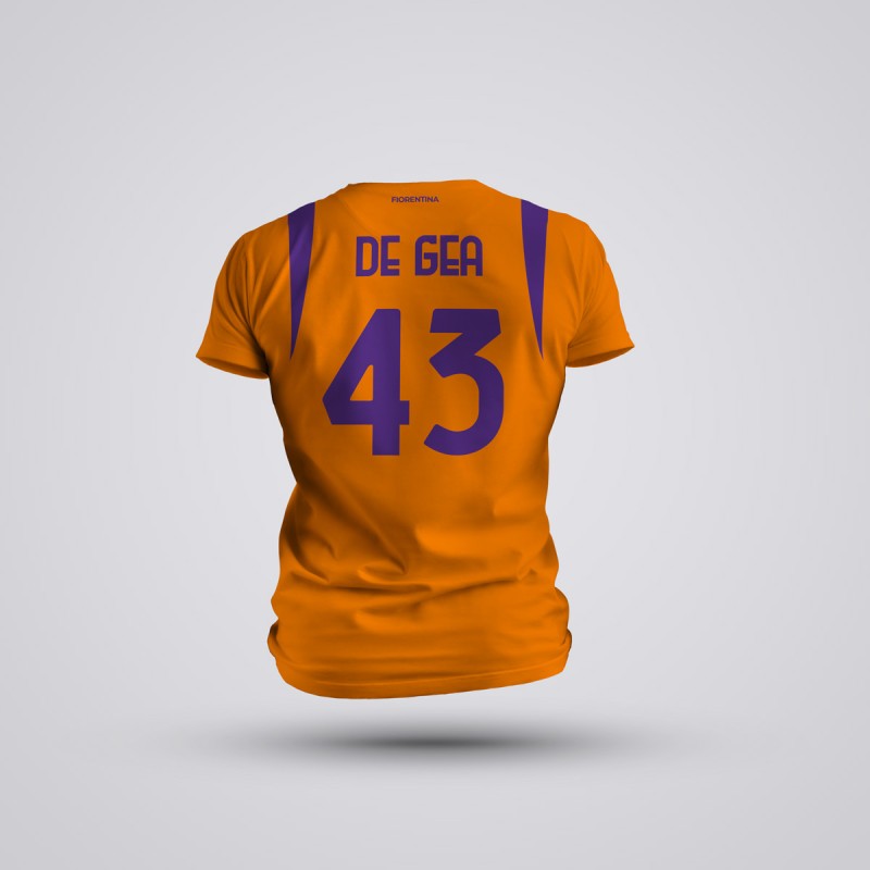 Tricou Copii De Gea - Fiorentina - Portocaliu