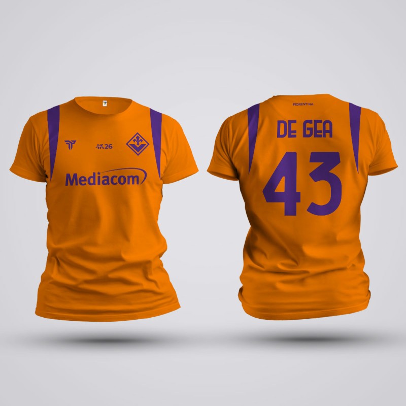 Tricou De Gea - Fiorentina - Portocaliu