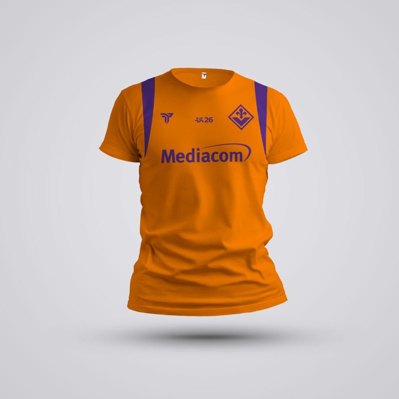 Tricou Copii De Gea - Fiorentina - Portocaliu