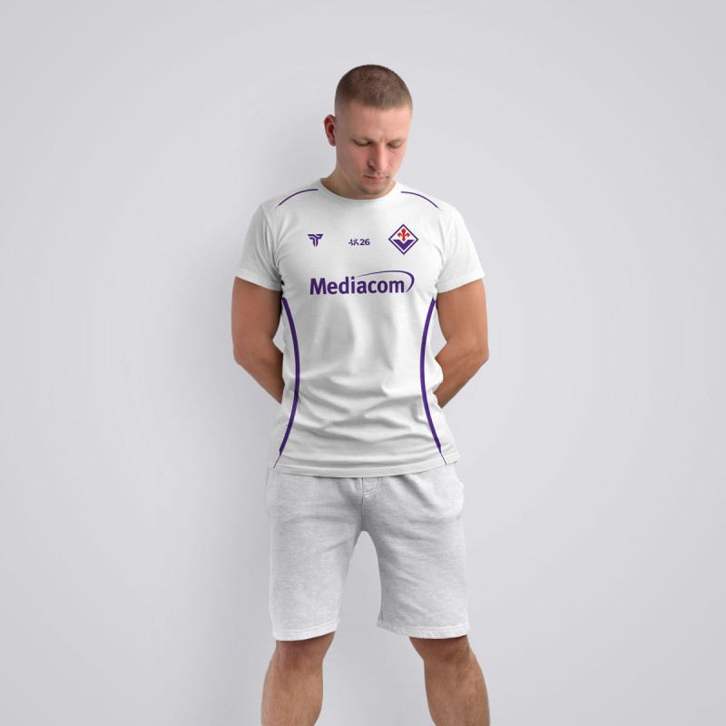 Tricou Mutu - Fiorentina - Alb