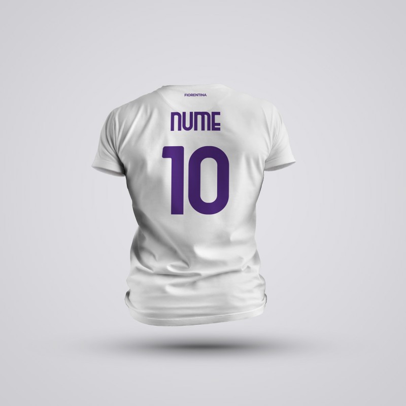 Tricou - Fiorentina - Alb - Personalizat