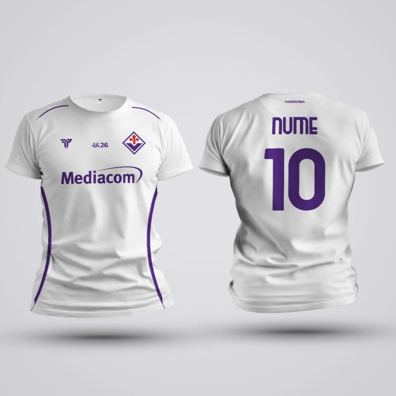 Tricou - Fiorentina - Alb - Personalizat