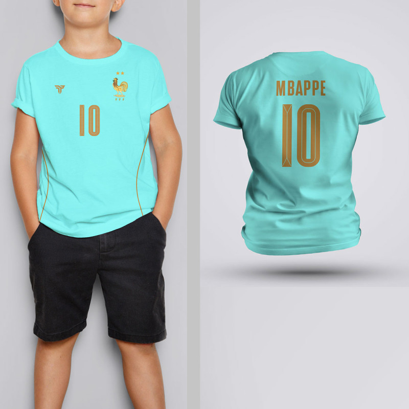 Tricou Copii Mbappe - Franta - Vernil,Tricouri Fotbal