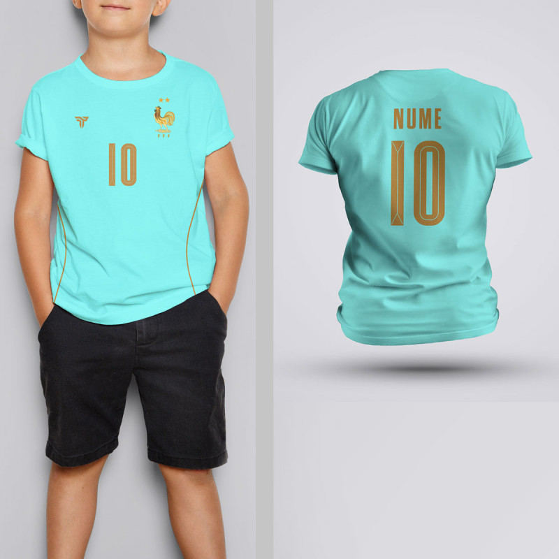 Tricou Copii - Franta - Vernil - Personalizat