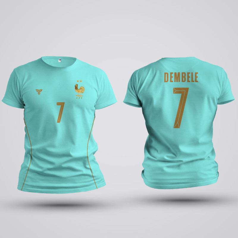 Tricou Dembele - Franta - Vernil,Tricouri Fotbal