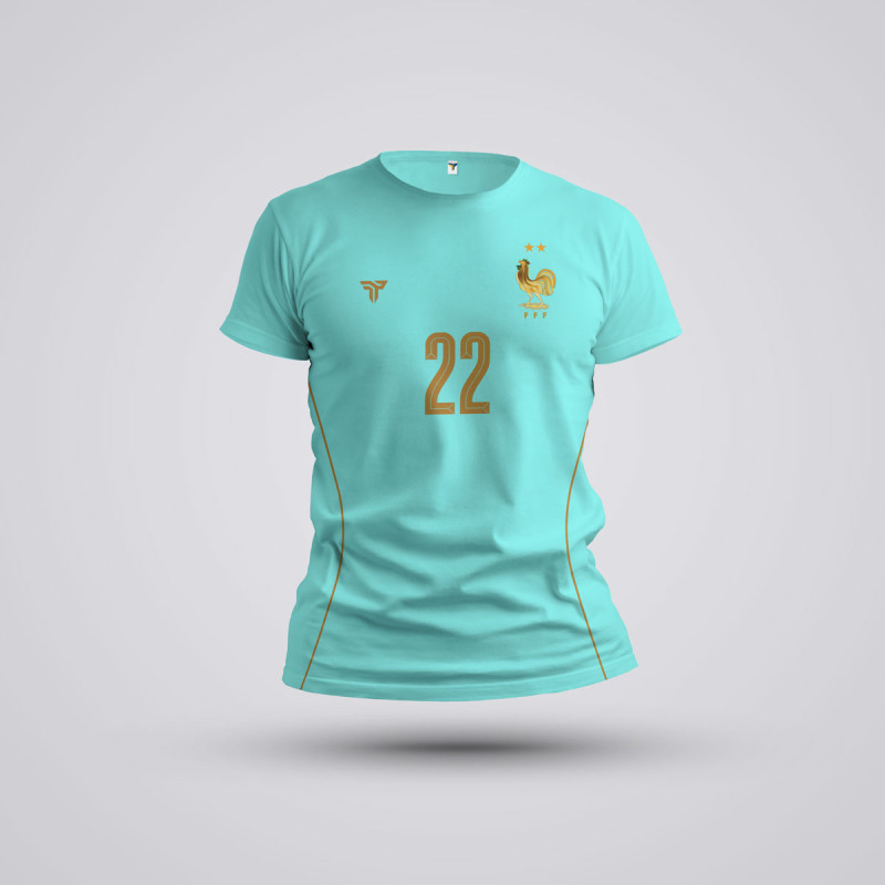 Tricou Copii Ekitike - Franta - Vernil