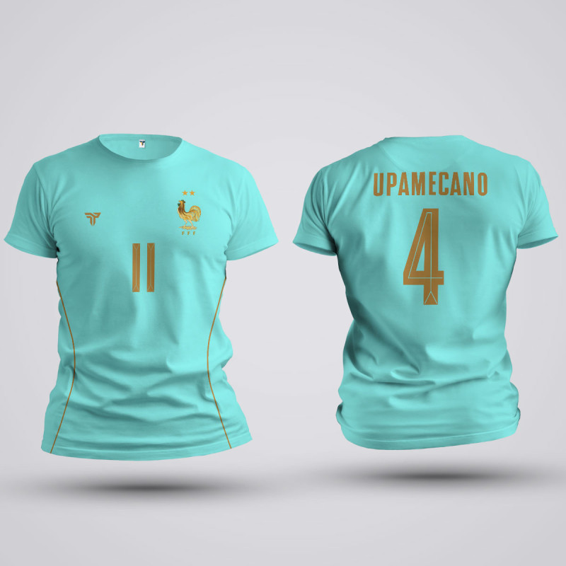 Tricou upamecano - Franta - Vernil,Tricouri Fotbal