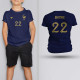 Tricou Copii Ekitike - Franta - Bleumarin,Tricouri Fotbal