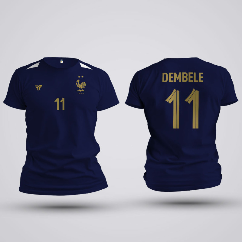 Tricou Dembele - Franta - Bleumarin