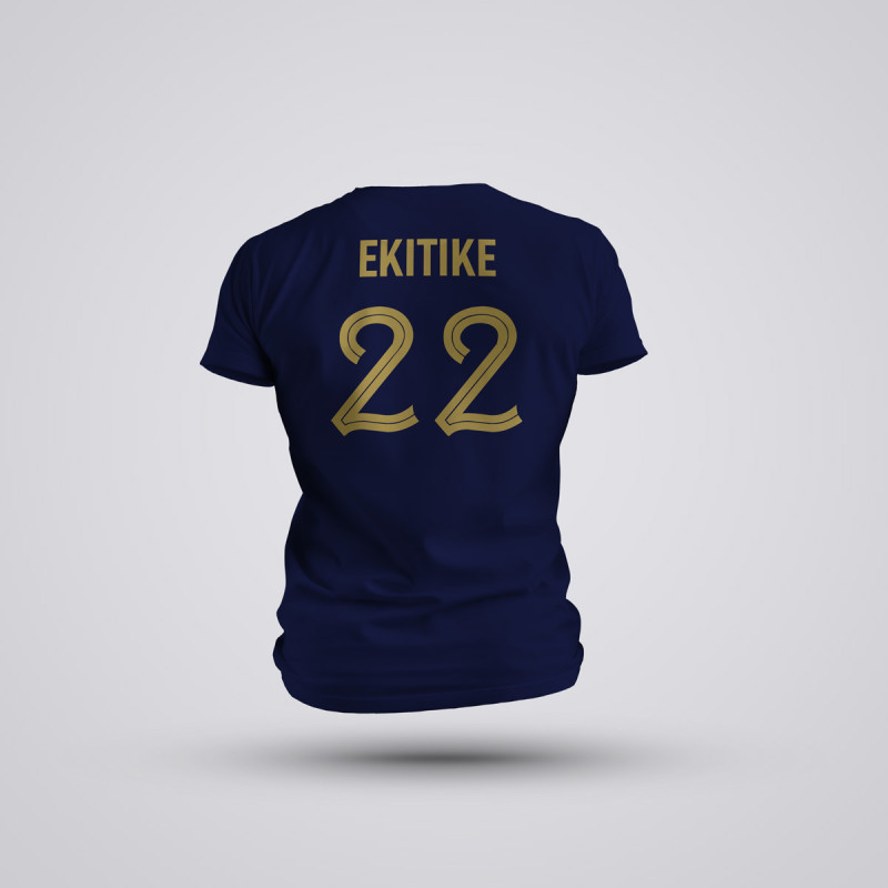 Tricou Copii Ekitike - Franta - Bleumarin,Tricouri Fotbal