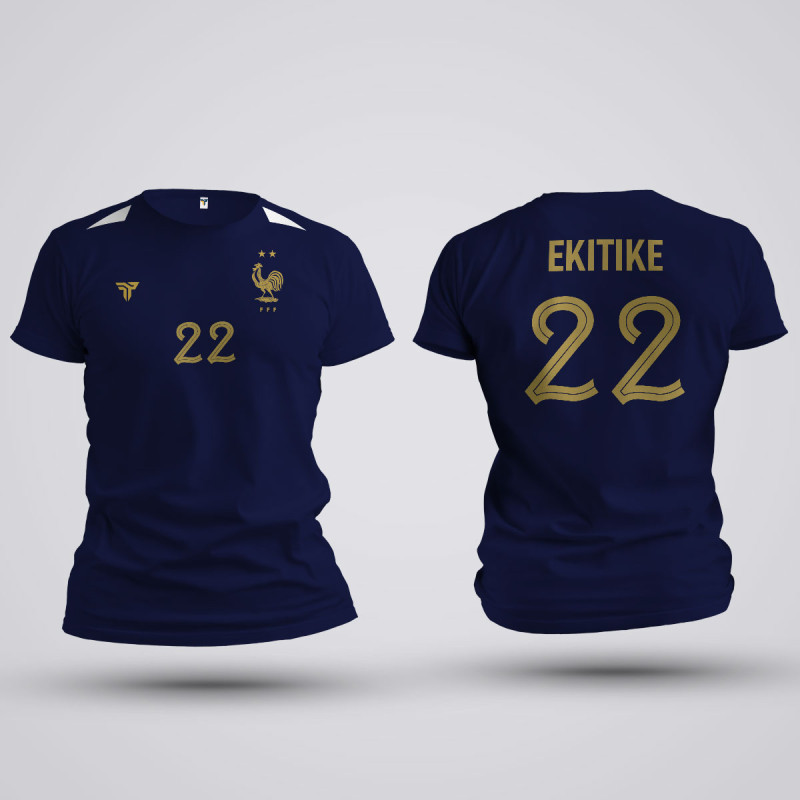 Tricou Ekitike - Franta - Bleumarin,Tricouri Fotbal