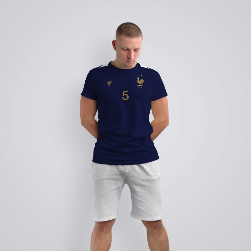 Tricou Kounde - Franta - Bleumarin