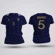 Tricou Kounde - Franta - Bleumarin