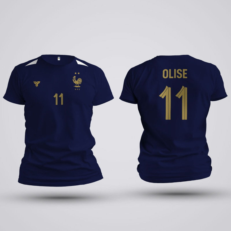 Tricou Olise - Franta - Bleumarin,Tricouri Fotbal