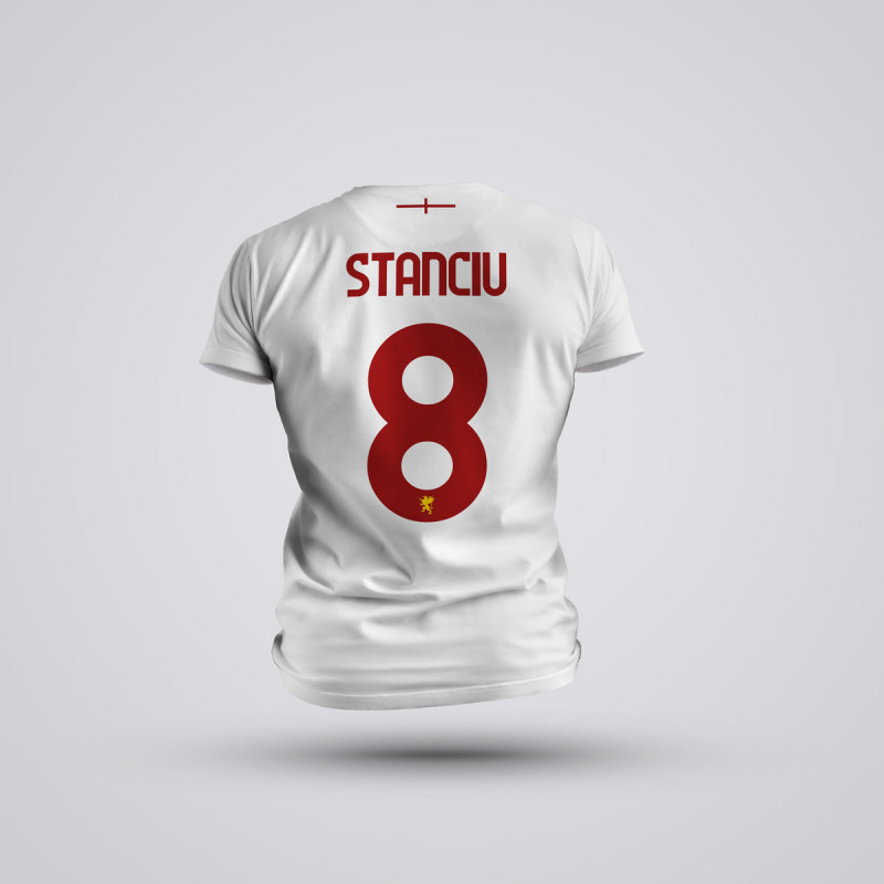 Tricou Stanciu - Genoa CFC  - Alb