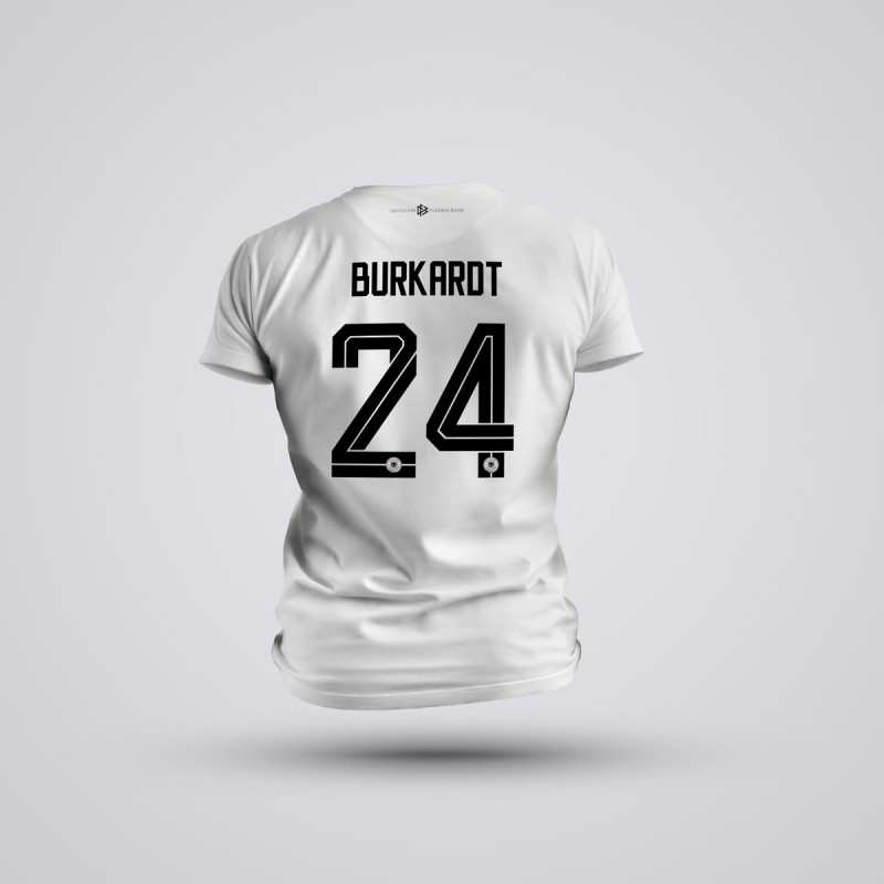 Tricou Copii Burkardt - Germania - Alb,Tricouri Fotbal