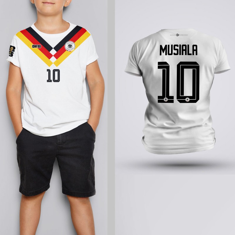 Tricou Copii Musiala - Germania - Alb