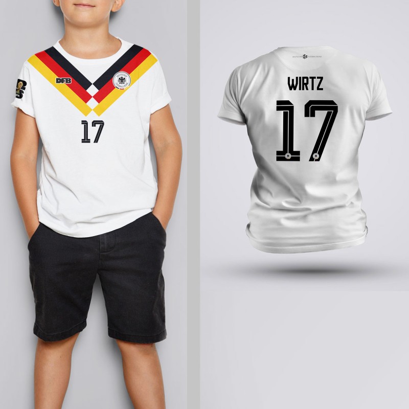 Tricou Copii Wirtz - Germania - Alb
