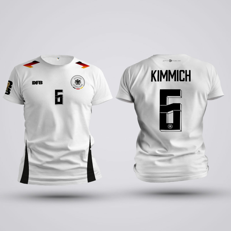 Tricou Kimmich - Germania - Alb