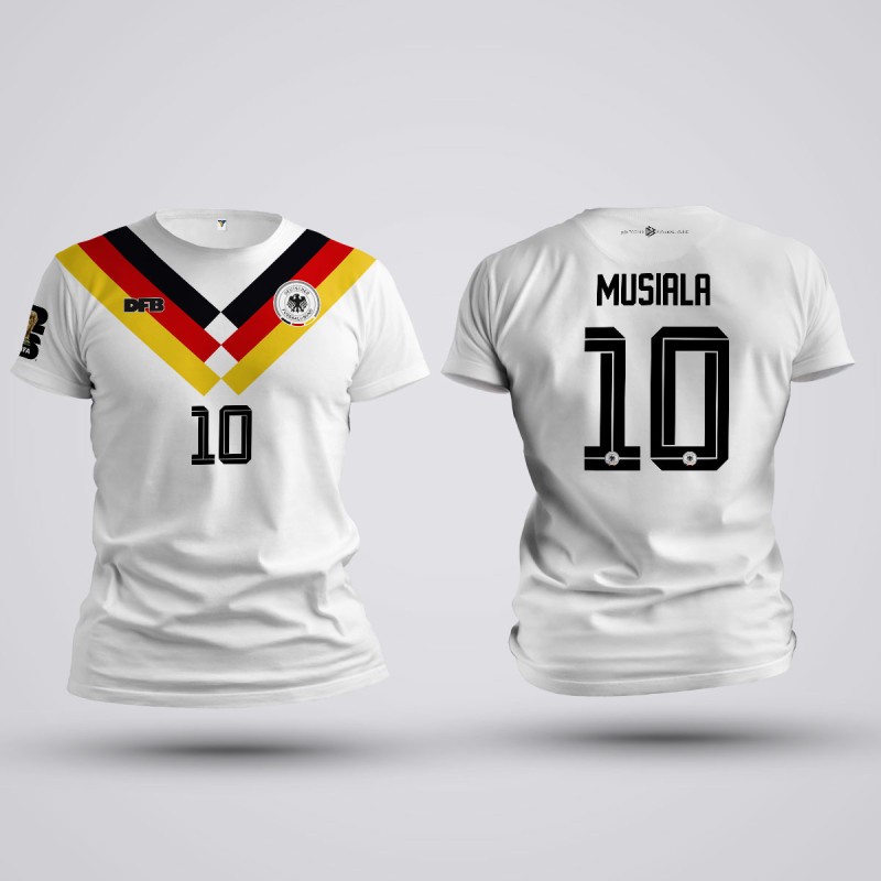 Tricou Musiala - Germania - Alb,Tricouri Fotbal