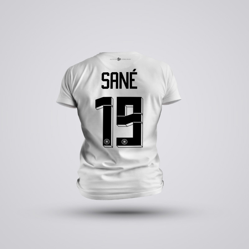 Tricou Sane - Germania - Alb,Tricouri Fotbal