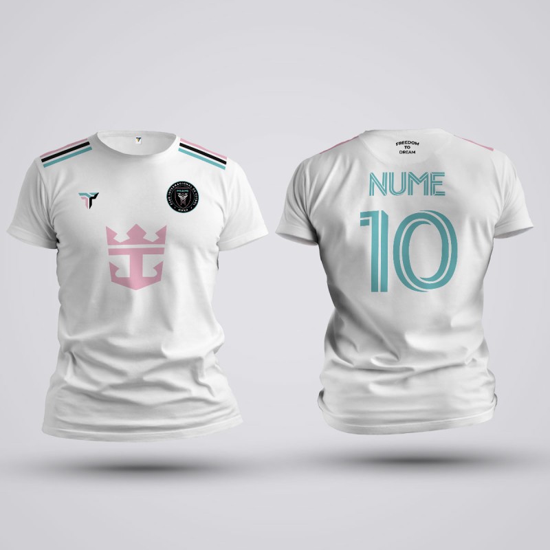 Tricou - Inter Miami - Alb - Personalizat