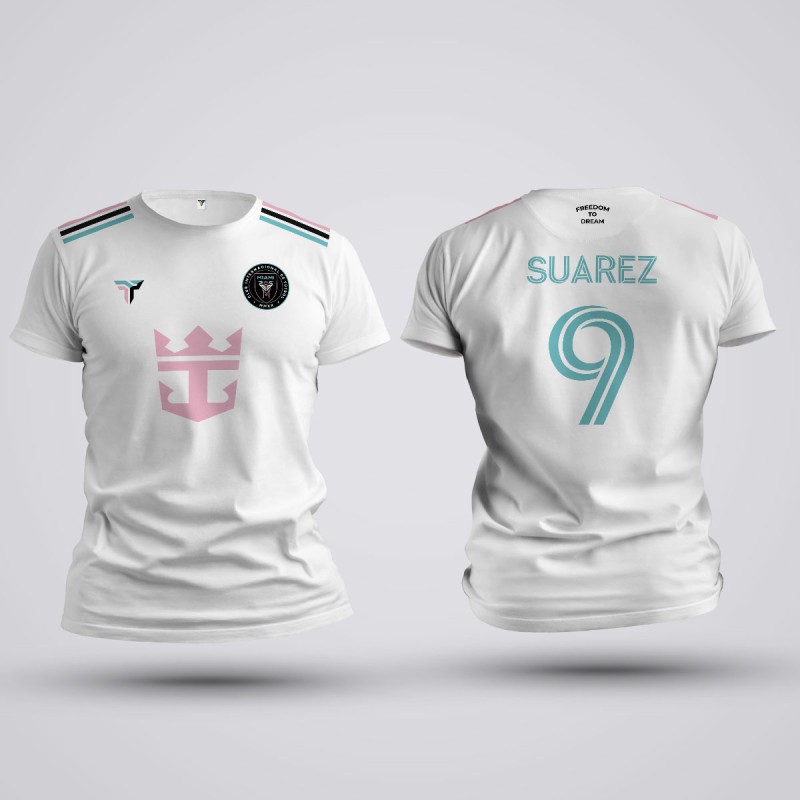 Tricou Suarez - Inter Miami - Alb,Tricouri Fotbal