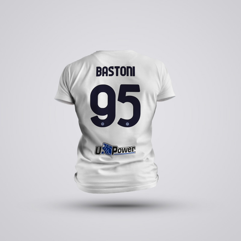 Tricou Copii Bastoni - Inter Milan - Alb