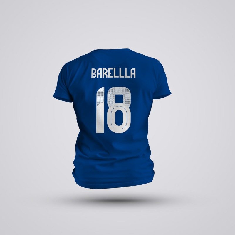 Tricou Barella - Italia - Albastru,Tricouri Fotbal