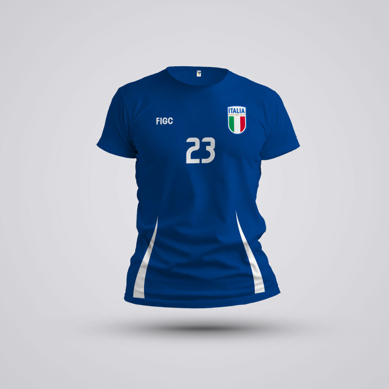 Tricou Bastoni - Italia - Albastru