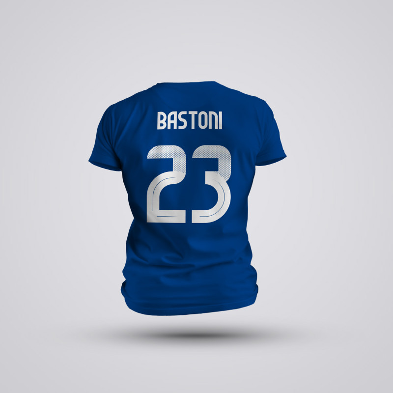 Tricou Bastoni - Italia - Albastru
