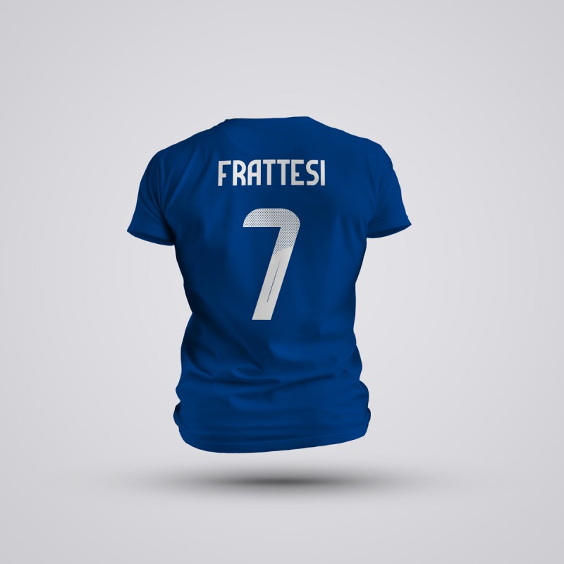 Tricou Frattesi - Italia - Albastru,Tricouri Fotbal