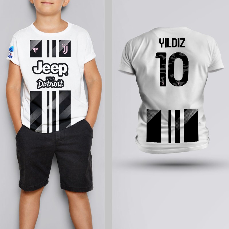 Tricou Copii Yildiz - Juventus - Alb,Tricouri Fotbal