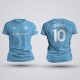 Tricou Cherki - Manchester City - Albastru,Tricouri Fotbal