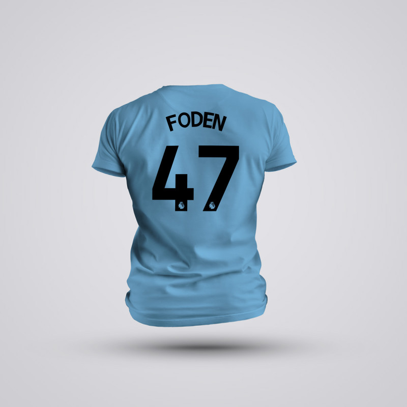 Tricou Foden - Manchester City - Albastru,Tricouri Fotbal