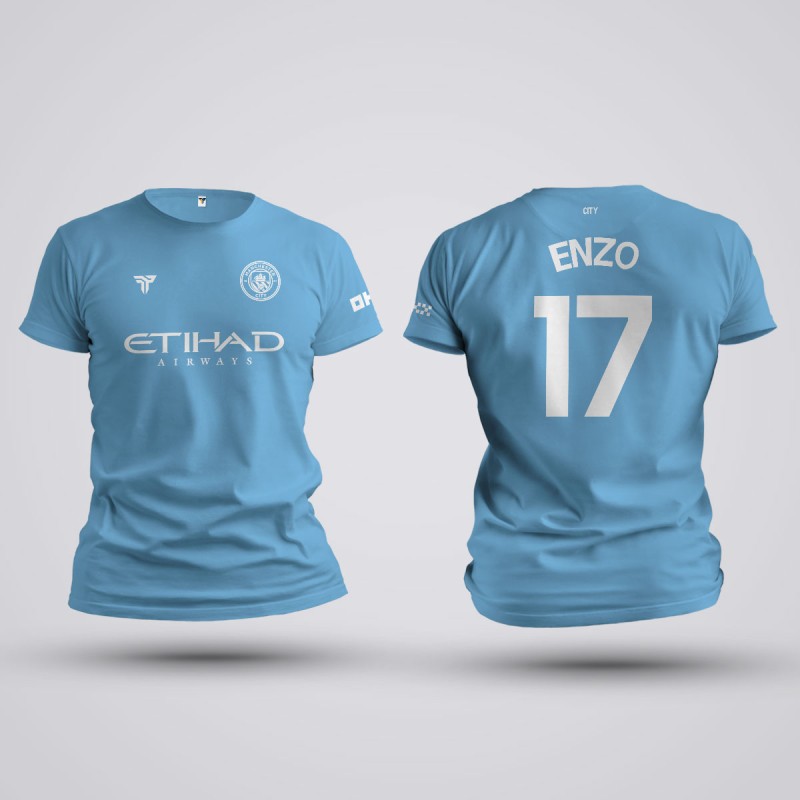 Tricou Fernandez - Manchester City - Albastru,Tricouri Fotbal