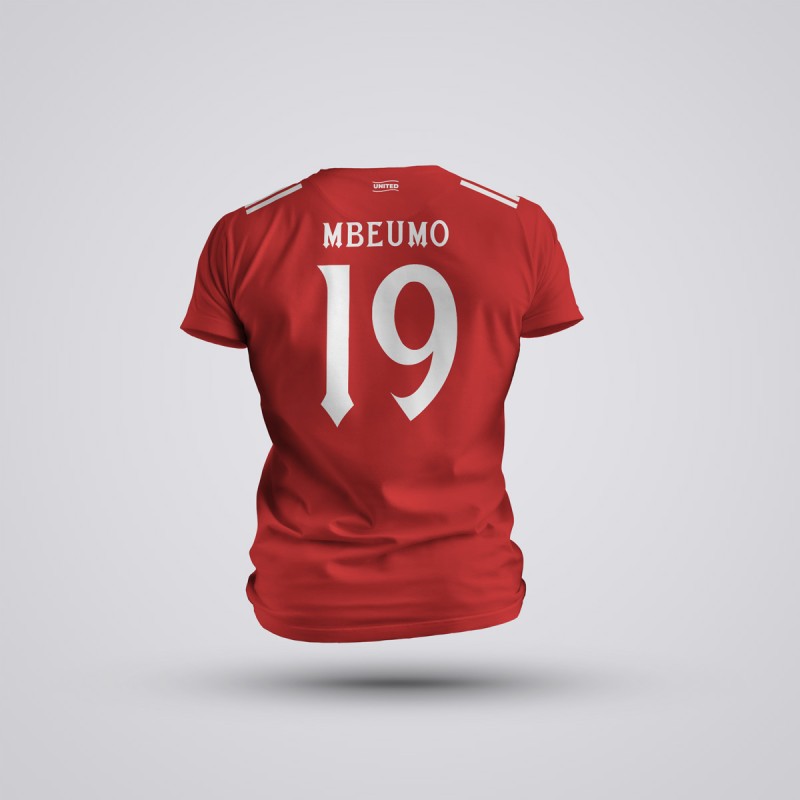 Tricou Copii Mbeumo - Manchester United - Rosu,Tricouri Fotbal